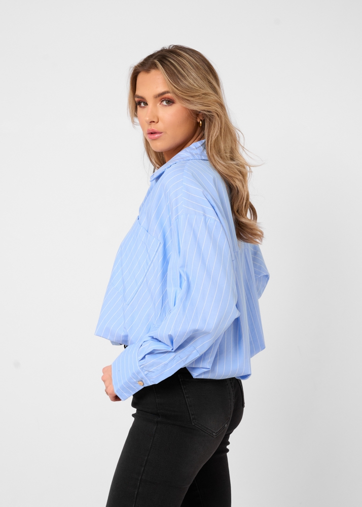 Anna blouse blauw