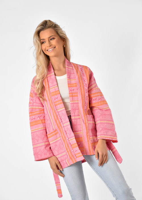 Iris kimono roze