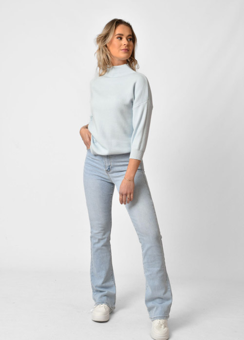 Maud top blauw