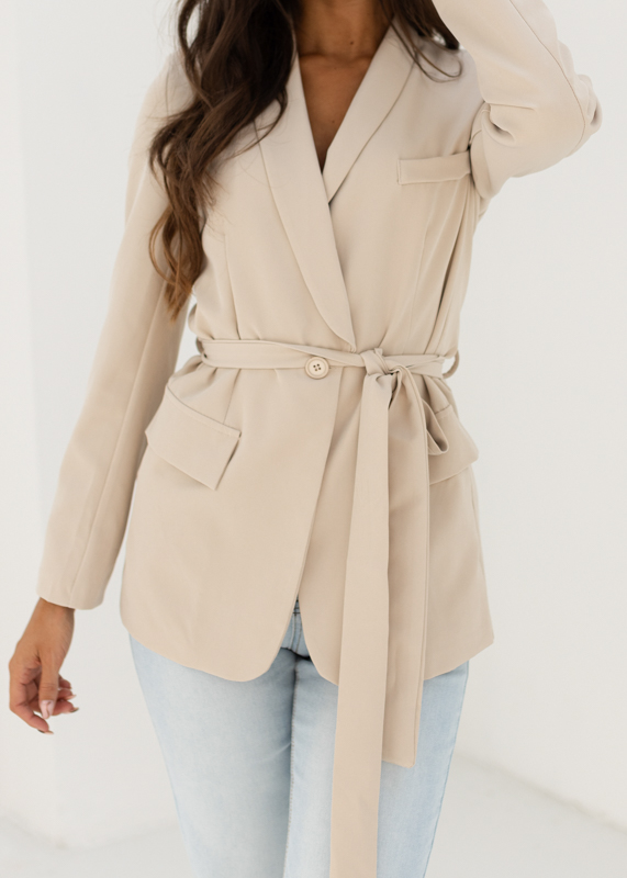 Femke blazer beige