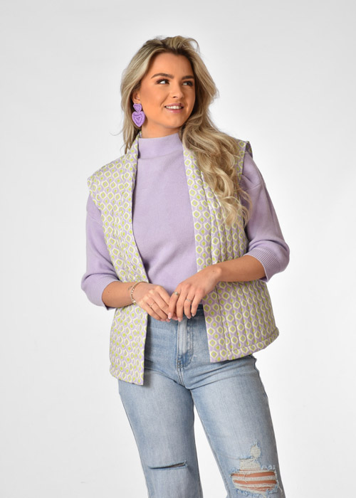 Marthe gilet lila