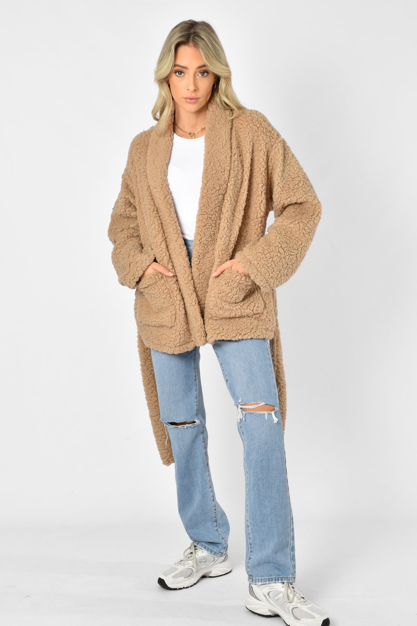 Ruby teddy jas beige