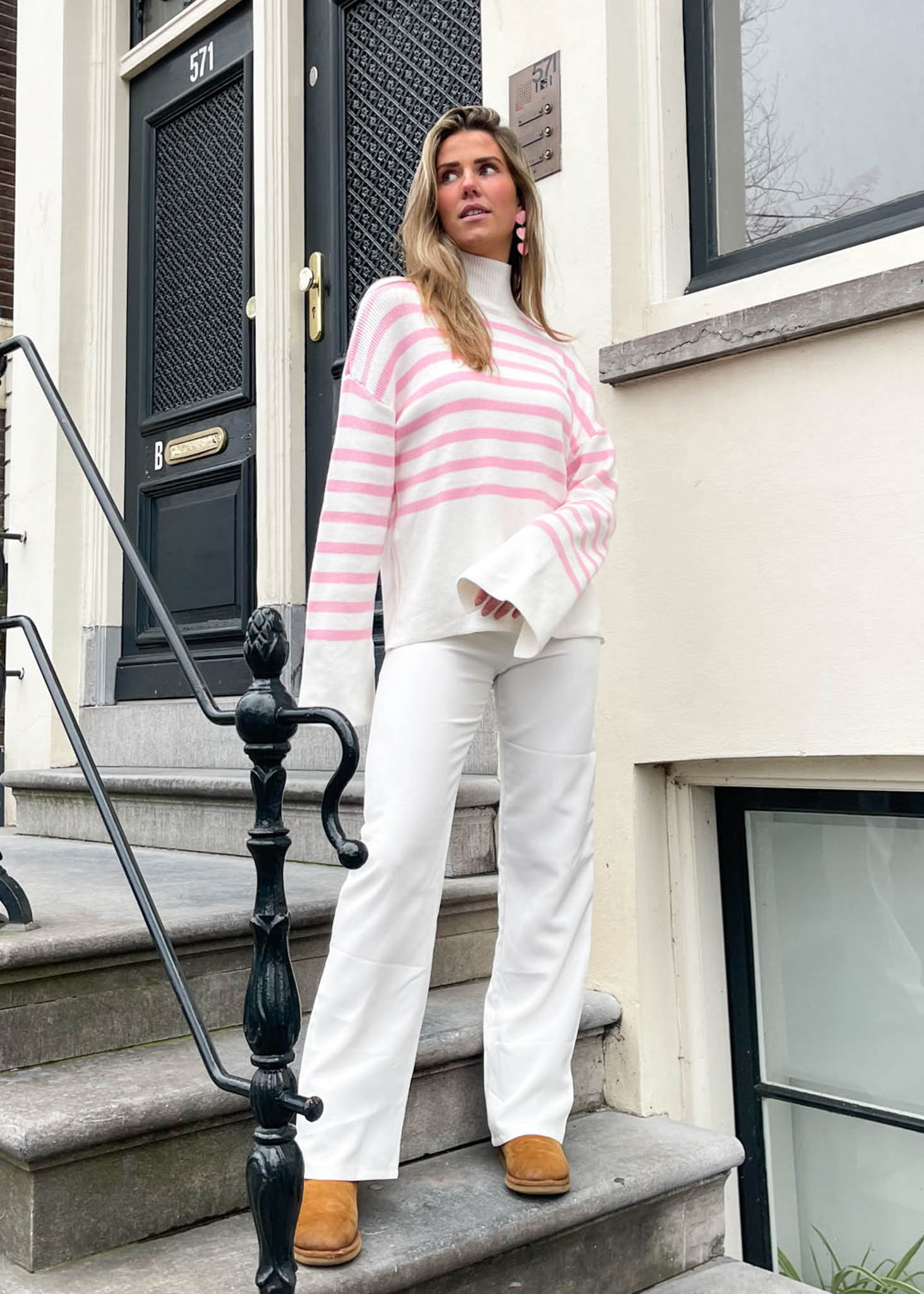 Fenna trui roze