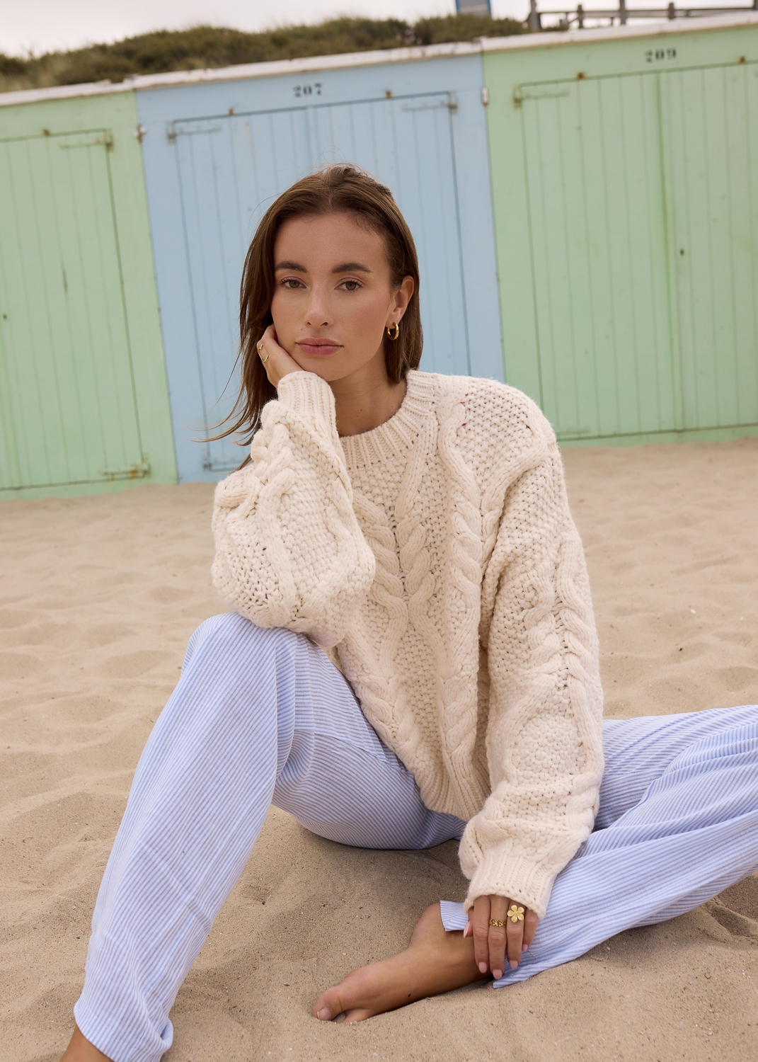 Romee trui wit L 264291-wit-L