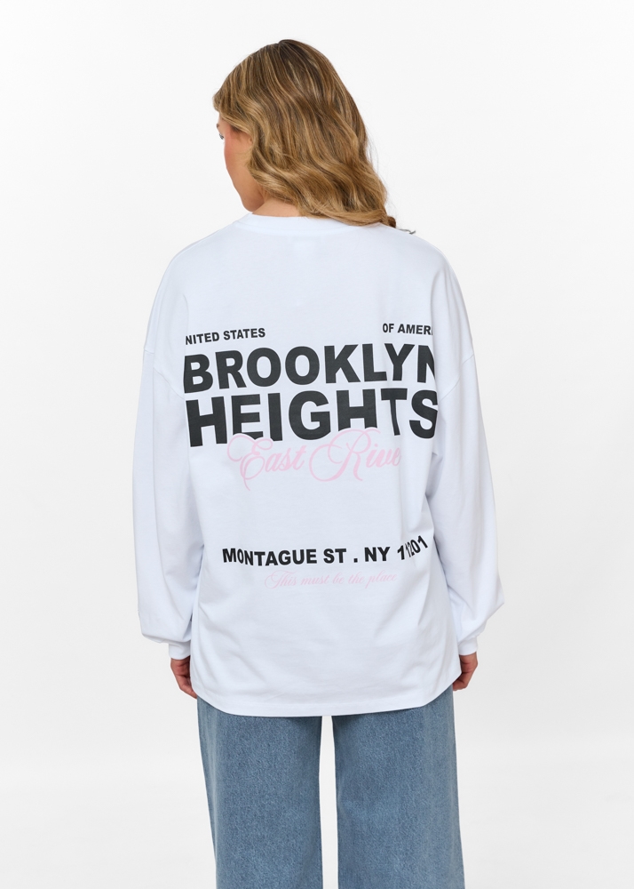 New york longsleeve wit