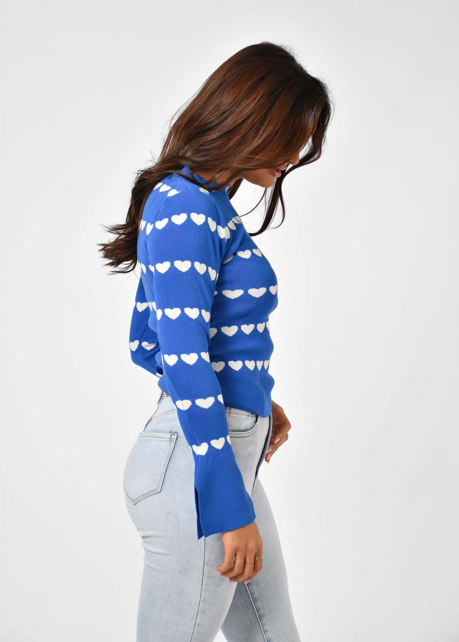 Vita top blauw