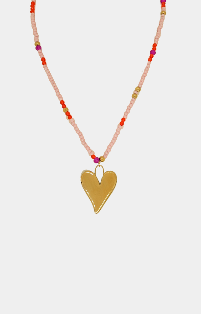 Nienke ketting roze