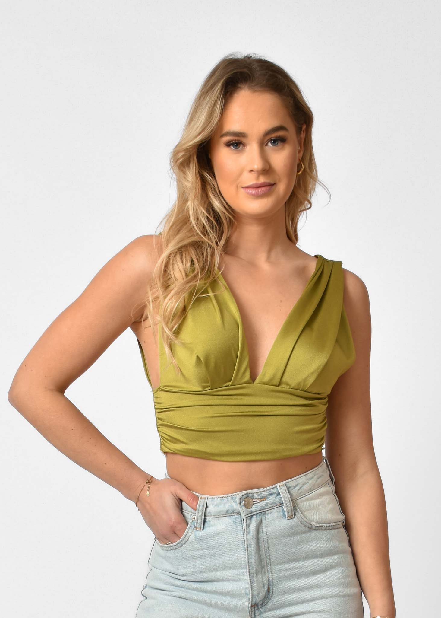 Jill top groen