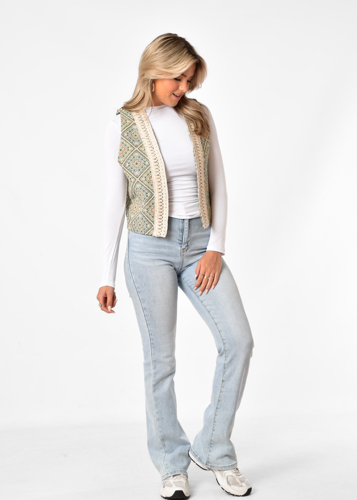 Kirsten gilet groen