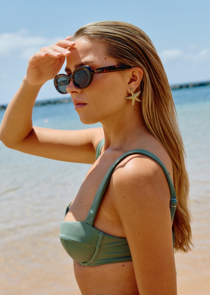 Marloes zonnebril leopard
