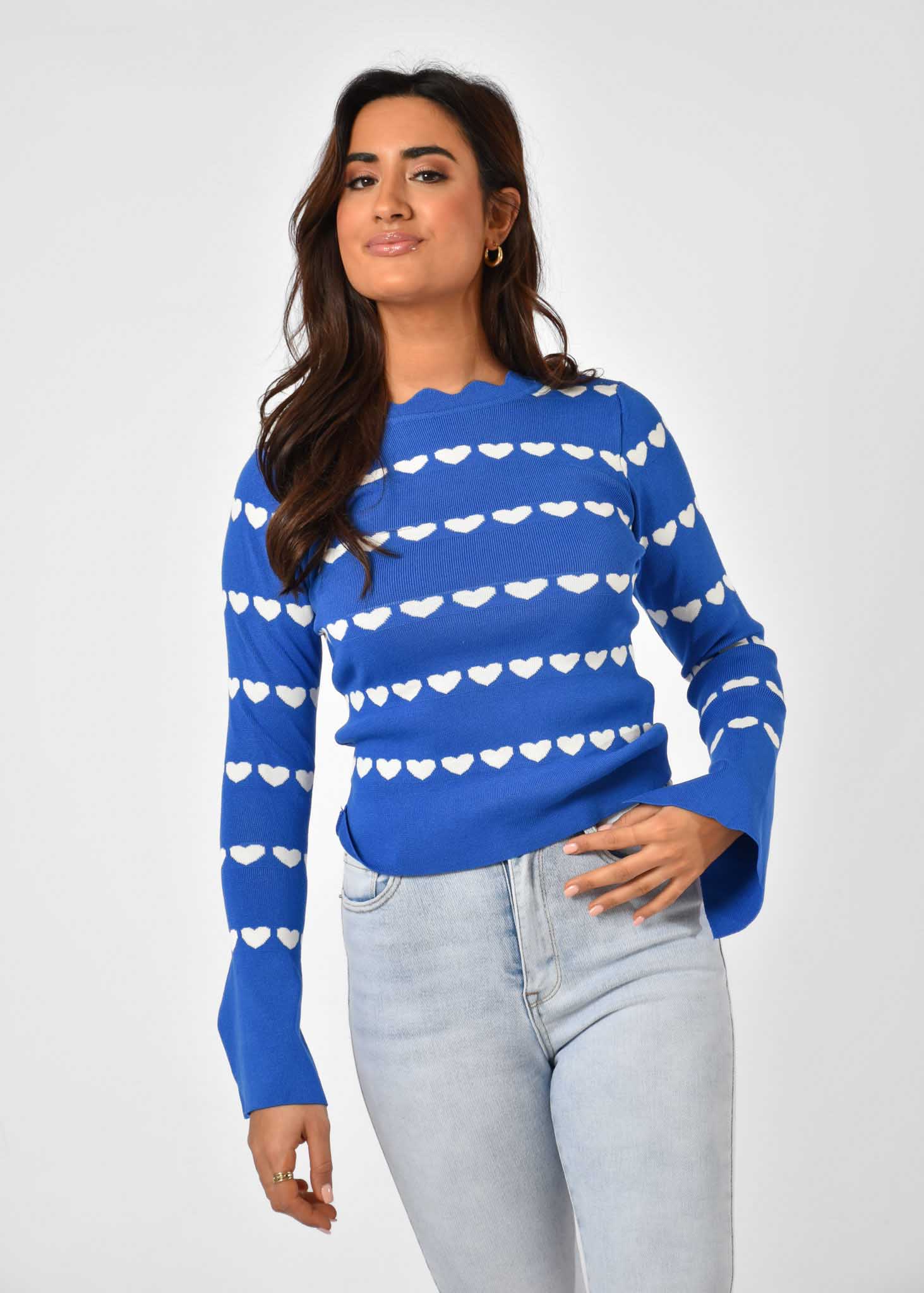 Vita top blauw