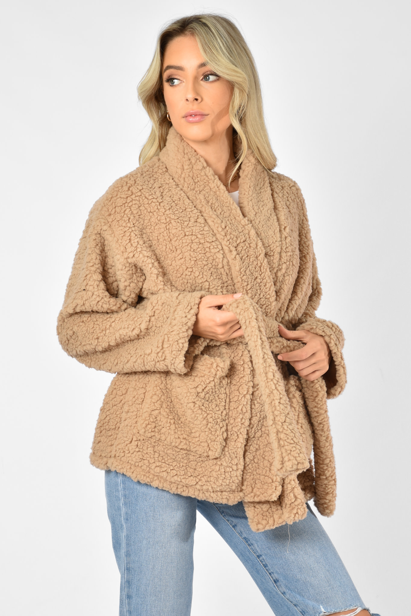 Ruby teddy jas beige