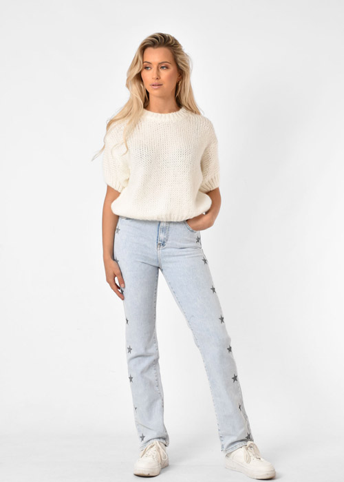 Mila straight leg blauw