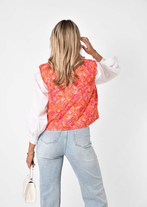 Lia gilet oranje
