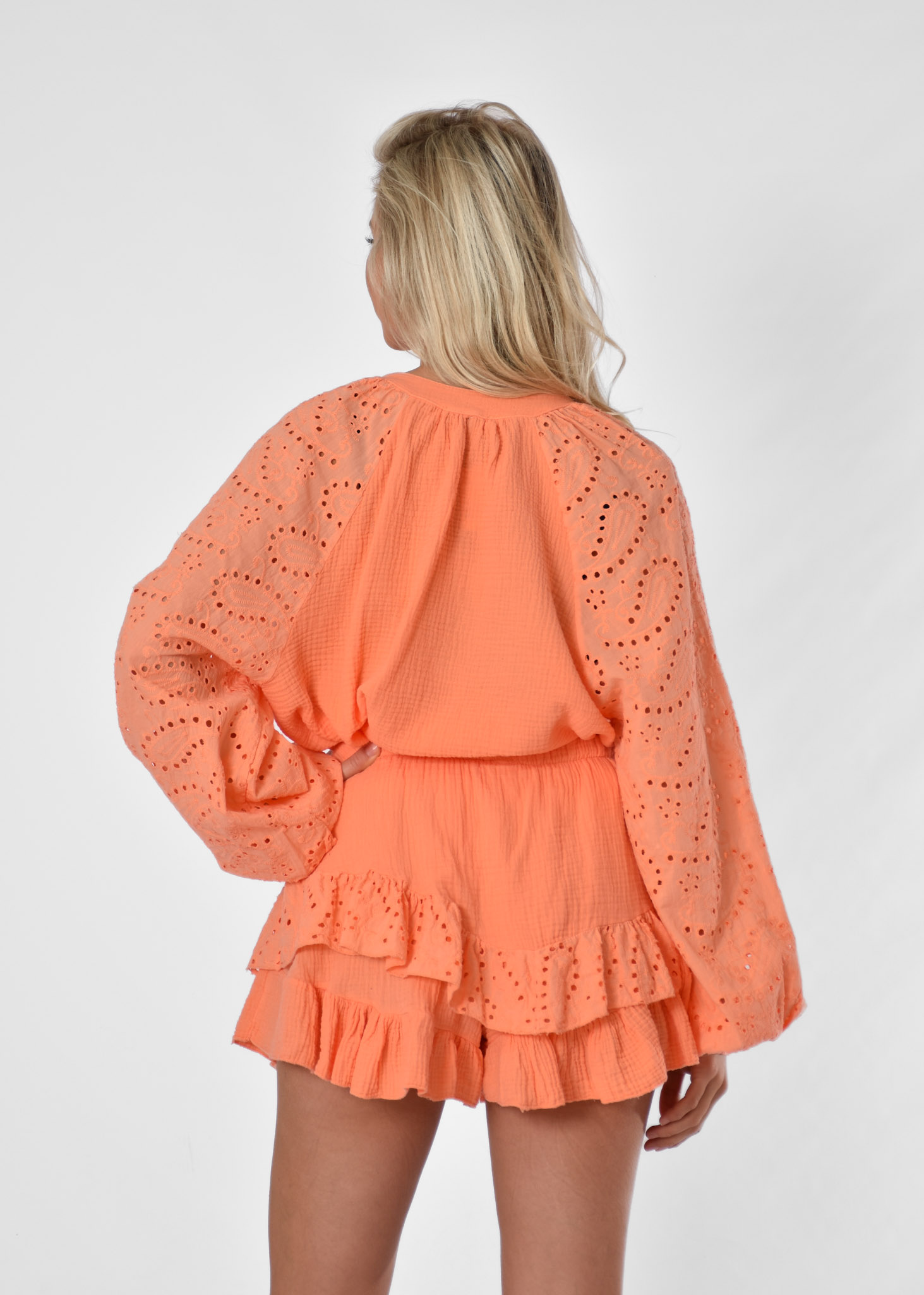 Roxy blouse oranje