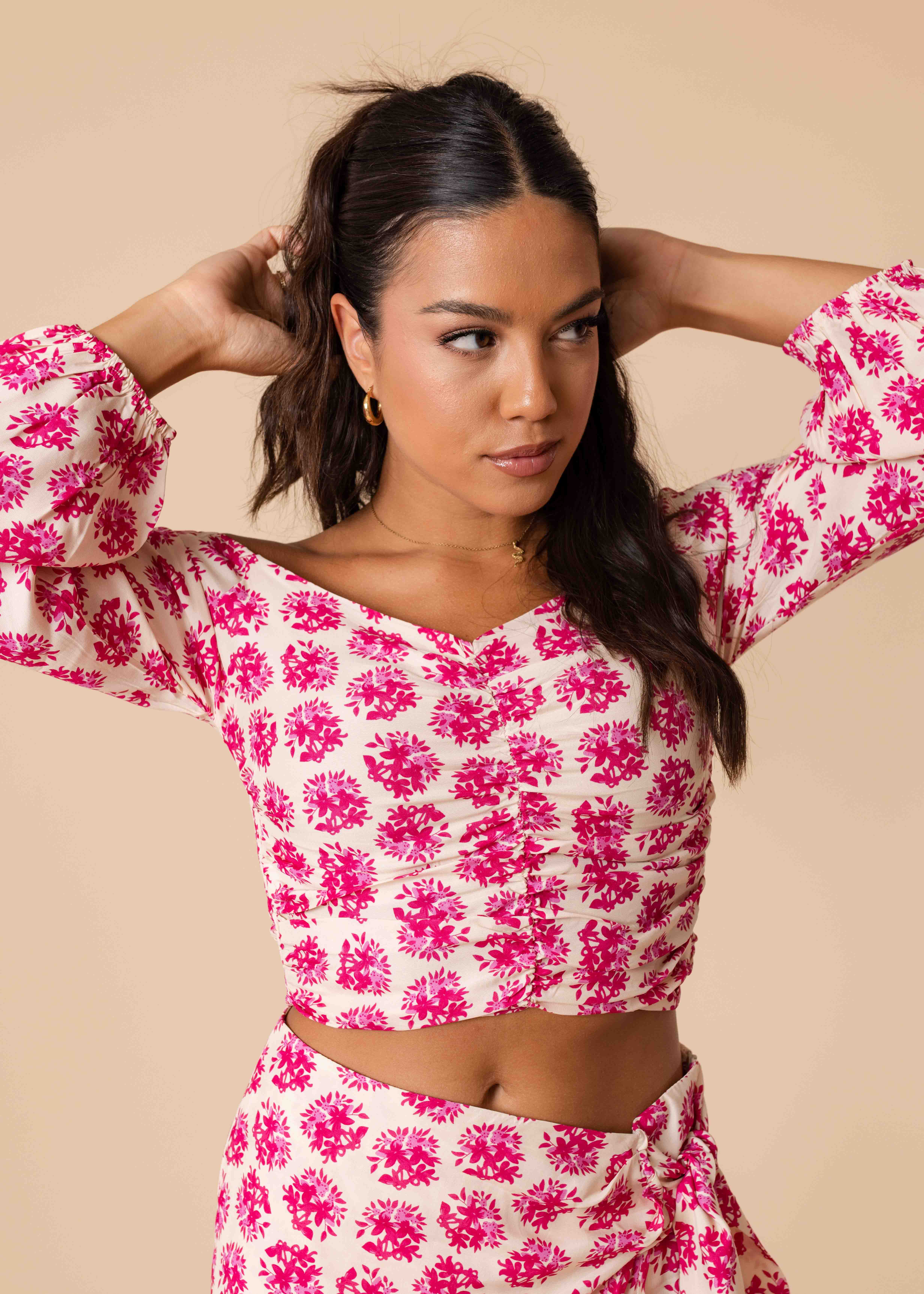 Rosa top roze