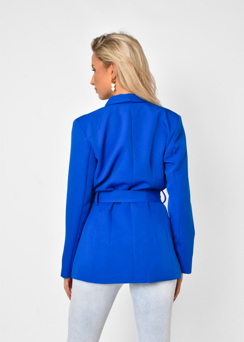 Femke blazer kobalt