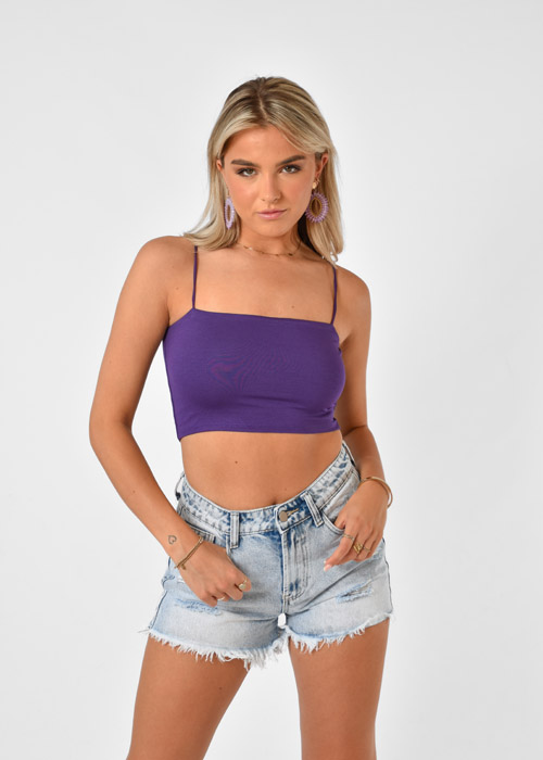 Denise top purple