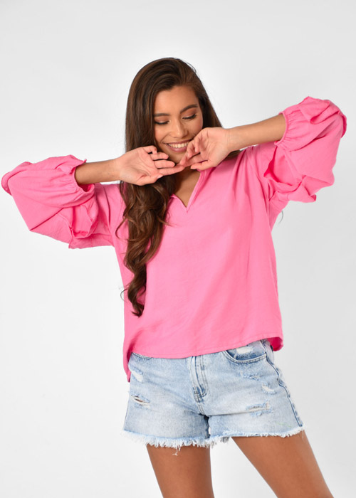 Livia blouse roze