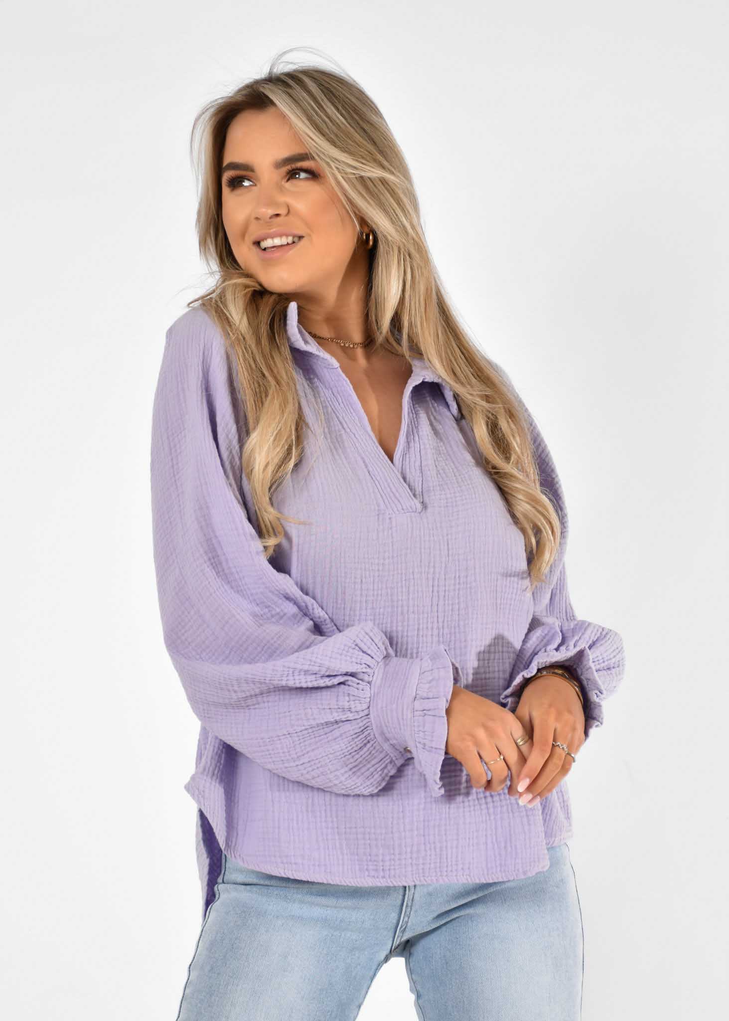 Claartje top lila 