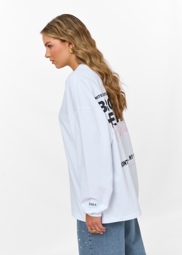 New york longsleeve wit
