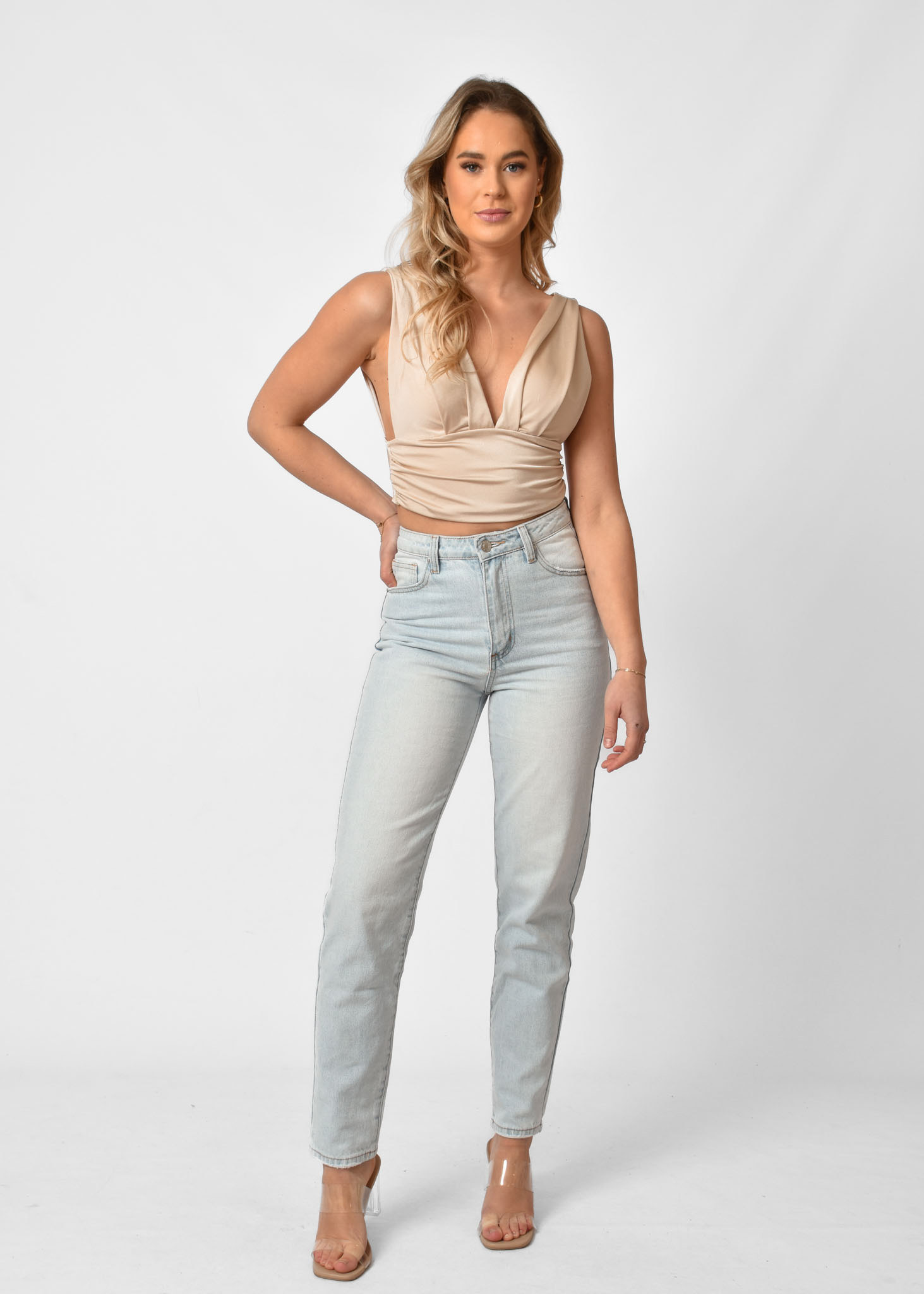 Jill top beige