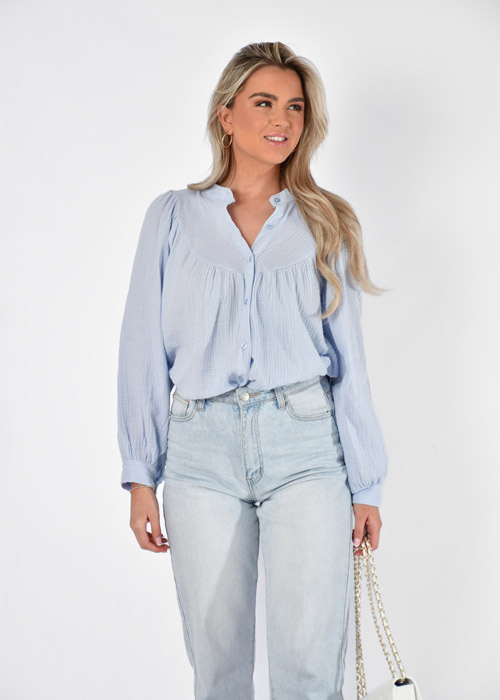Nienke blouse blauw