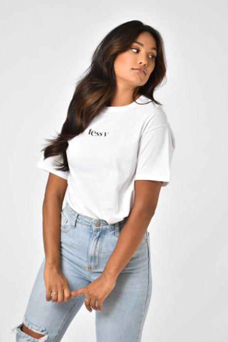 Brand t-shirt wit
