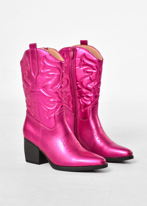 Elize cowboy boots fuchsia 