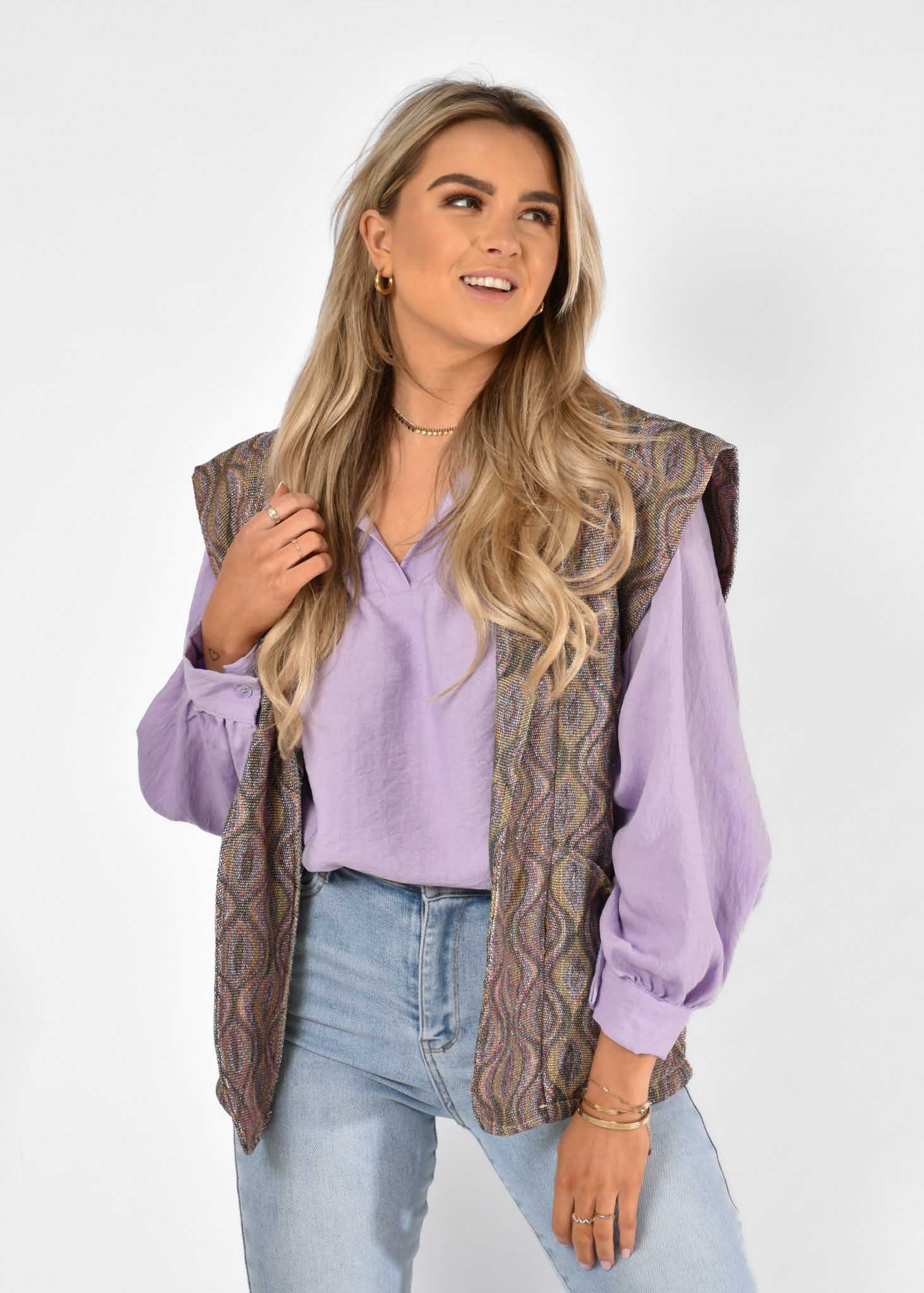 Jailey gilet lila