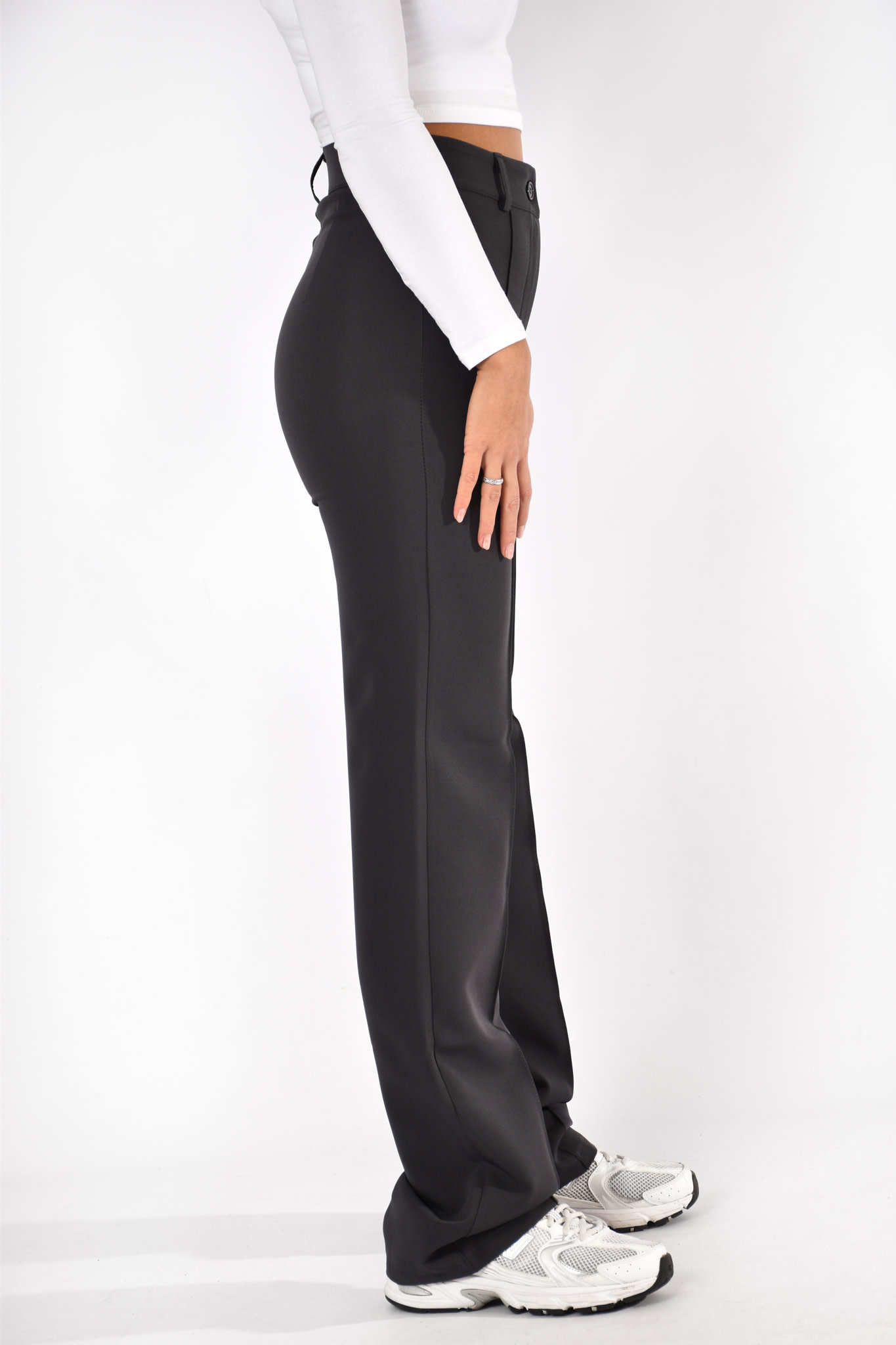 Mika pantalon donkergrijs