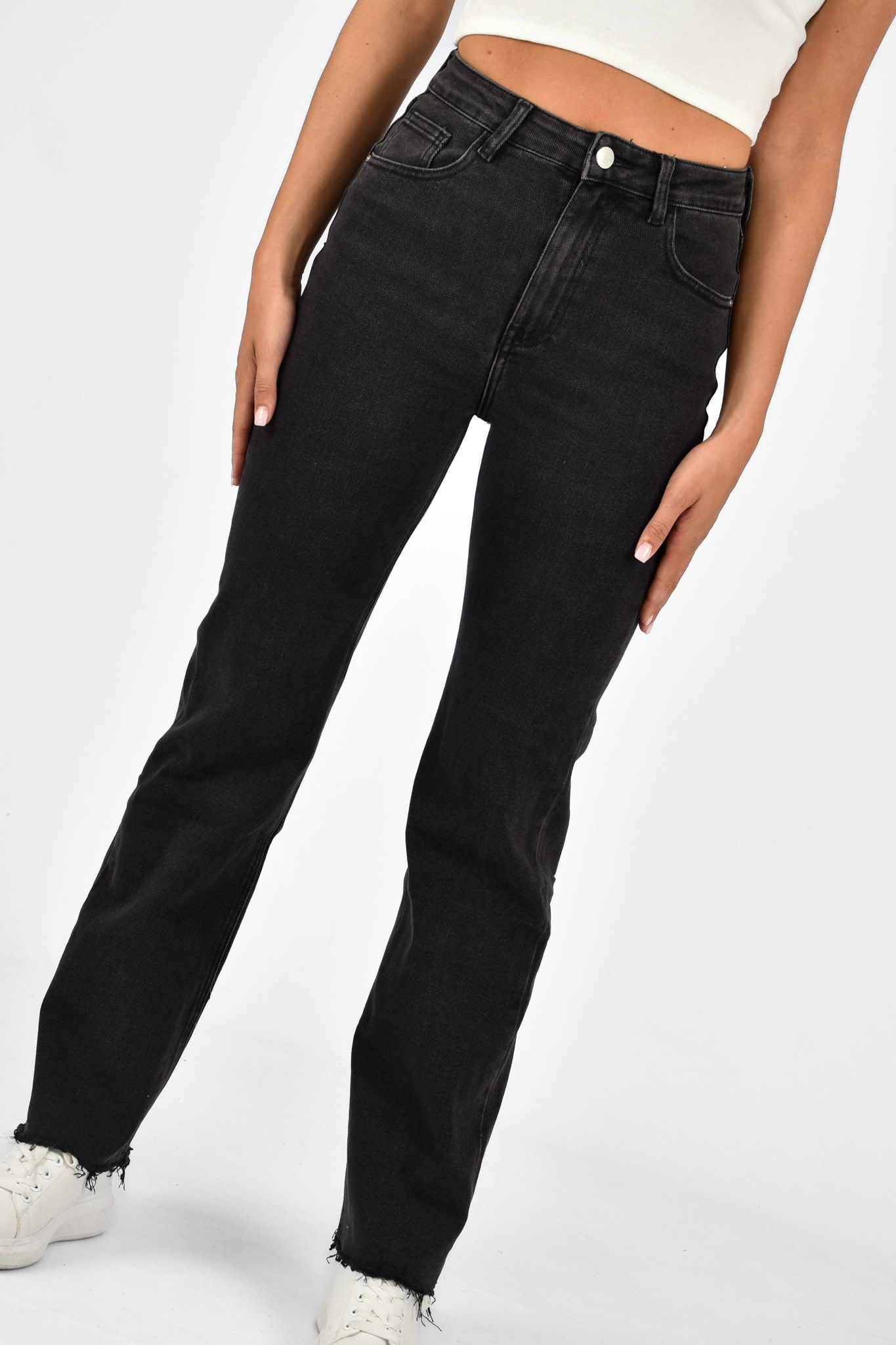 Charlotte straight leg jeans black