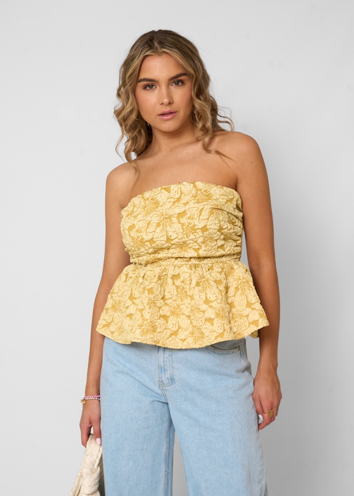 Puck top met structuur