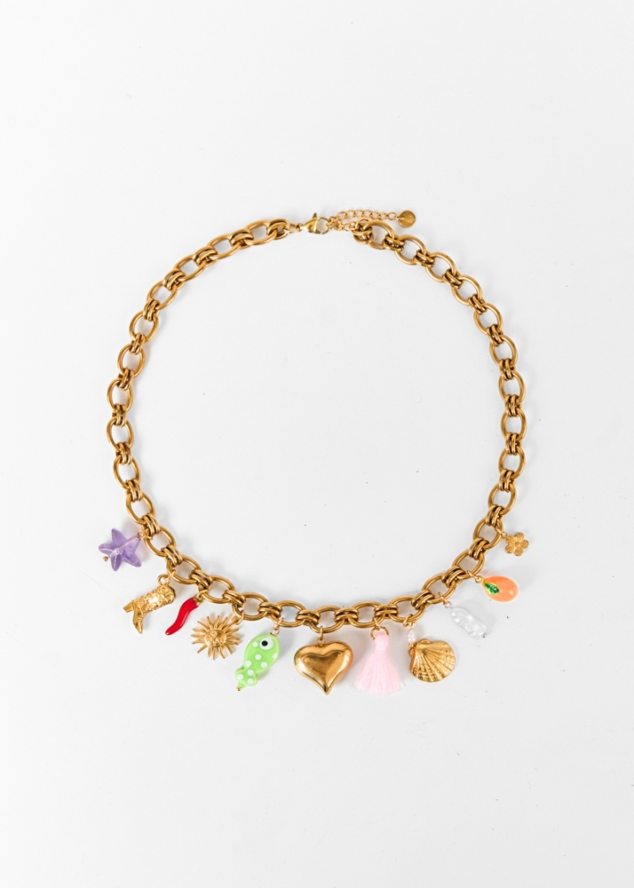 Sol bedel ketting goud