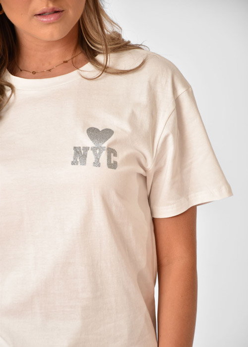 Norah t-shirt zilver