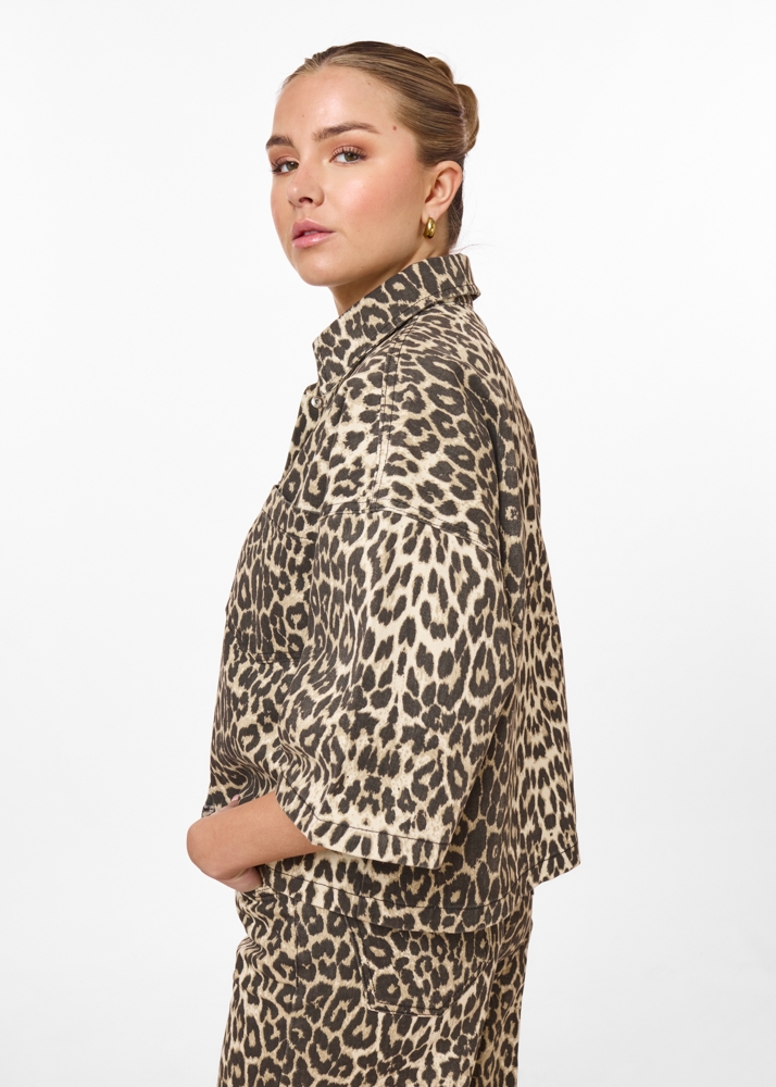 Billy leopard blouse