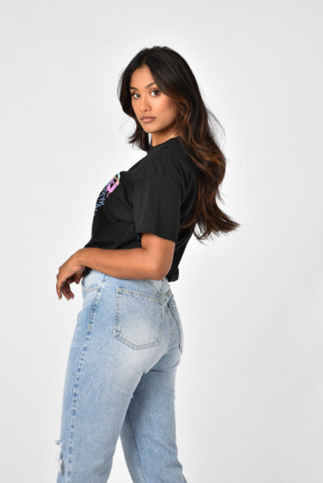 Band t-shirt zwart