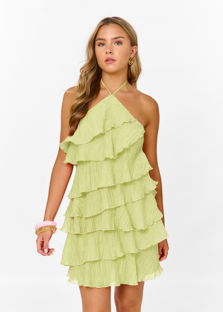 Leonie ruffle jurk