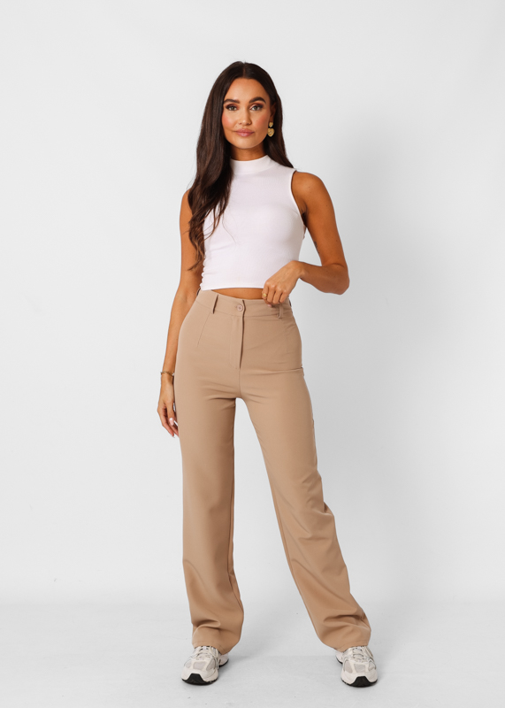 Romy pantalon camel