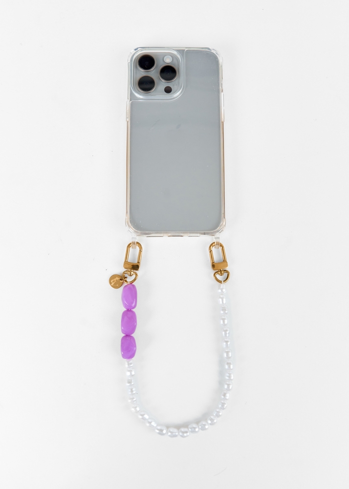 Brisa telefoonkoord paars