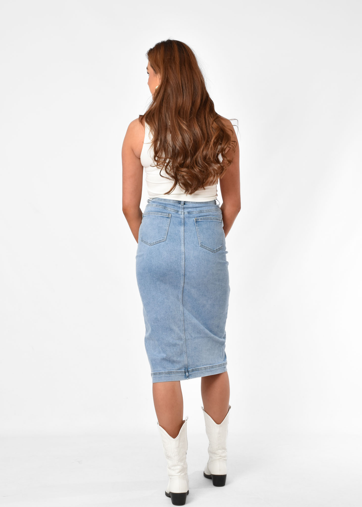 Amira denim rok