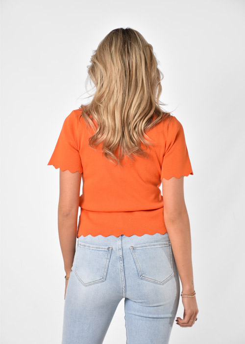Marleen top oranje