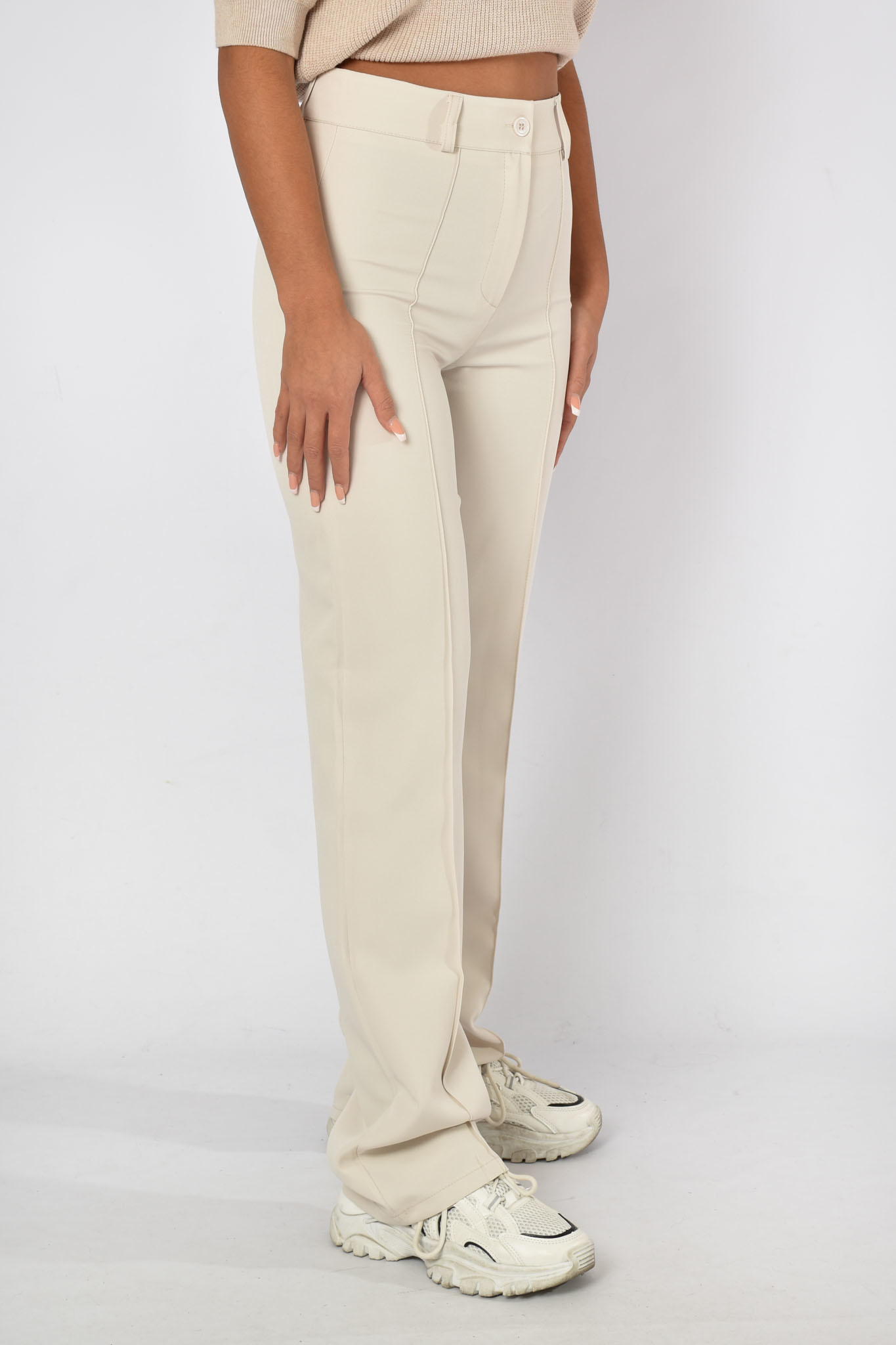 Mika pantalon creme