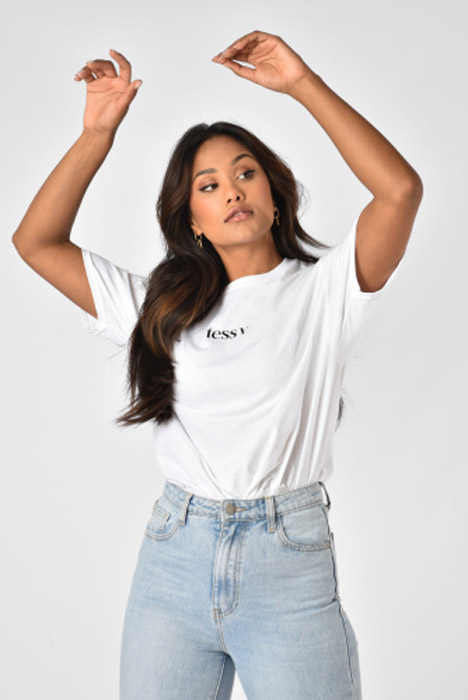 Brand t-shirt wit