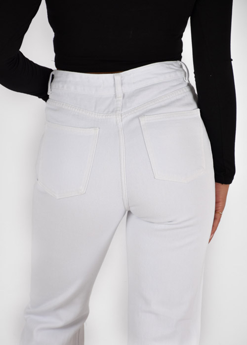 Zoe straight leg jeans wit 