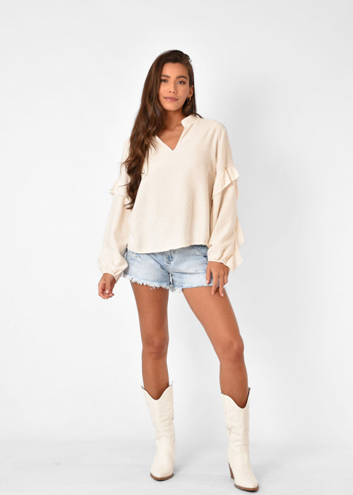 Livia blouse creme