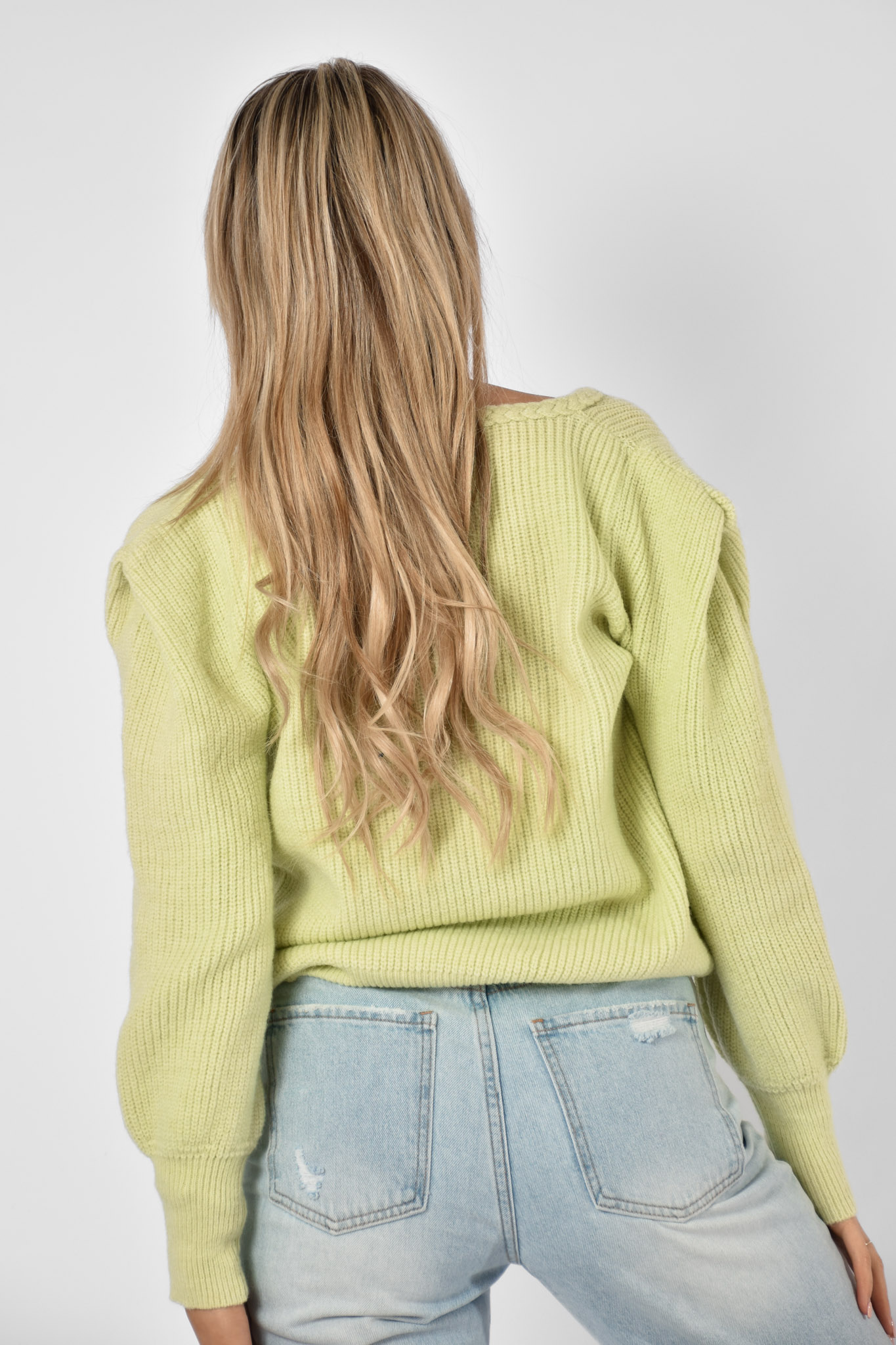 Rosie trui lime