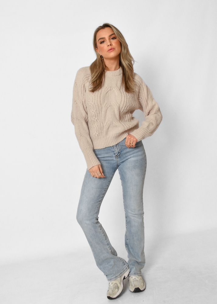 Lynn trui creme