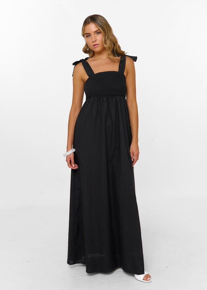 Geerte maxi jurk zwart M 2529/C02/070-900-M - Main Image