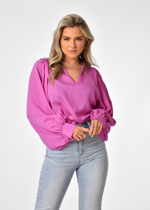 Megan blouse paars